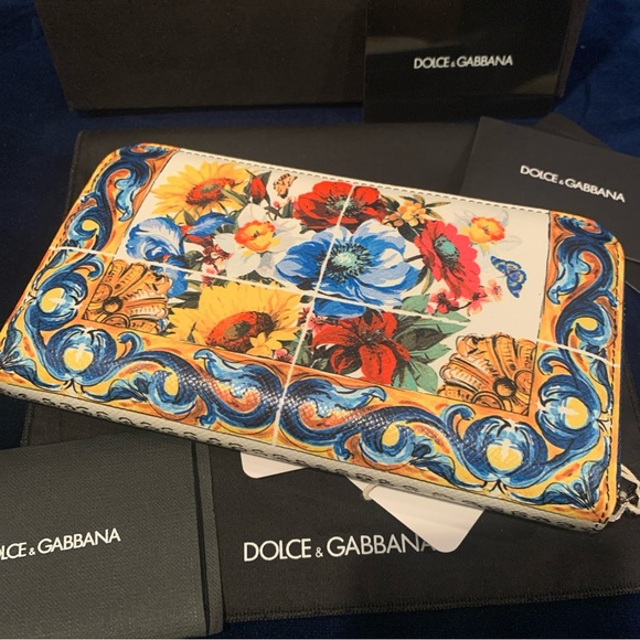 Dolce & Gabbana Majolica Wallet New - Picture 2 of 6